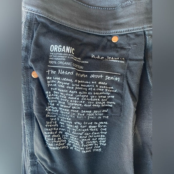 Nudie Jeans Tight Terry Painted Black 30x30 - Picture 8 of 10